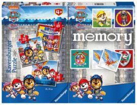 MEMORY + 3 PUZZLES MULTIPACK PAW PATROL