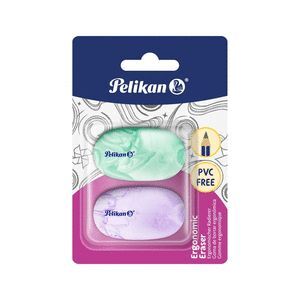 BLISTER GOMA PELIKAN VINILO ERGONOMIC ERASER