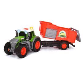TRACTOR FENDT GRANJA TRAILER 26 CM LUZ Y SONIDO