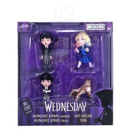 SET DE 4 FIGURAS METAL MIERCOLES 7 CM