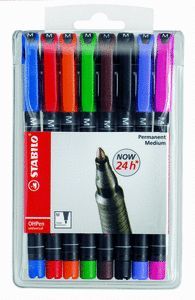 MARCADOR STABILO OHPEN 8 UD 1 MM