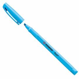 MARCADOR FLUORESCENTE STABILO FLASH AZUL