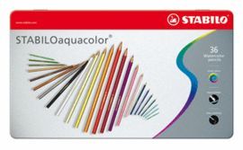 LAPIZ STABILO AQUACOLOR METAL 36 UD SURTIDOS