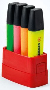 MARCADOR FLUORESCENTE STABILO BOSS ORIGINAL 4 UD B
