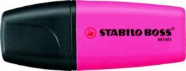 MARCADOR FLUORESCENTE STABILO BOSS MINI ROSA