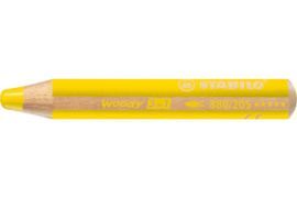 LAPIZ STABILO WOODY 3 EN 1 AMARILLO