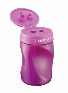SACAPUNTAS ERGONOMICO STABILO EASY SHARPENER ROSA
