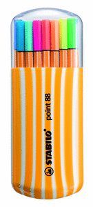 ROTULADOR STABILO POINT 88 ESTUCHE ZEBRUI NEON DE