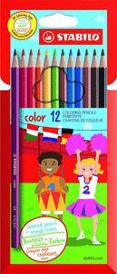 LAPIZ STABILO COLOR 12 UD