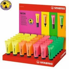 EXPOSITOR MARCADOR STABILO FLUORESCENTE NEON 42 UN
