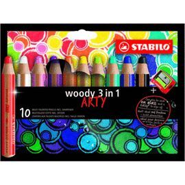 STABILO WOODY ESTUCHE ARTY