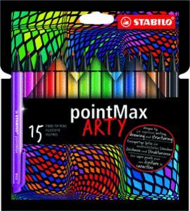 STABILO POINTMAX 15PCS WALLET ARTY