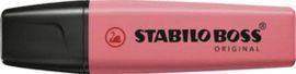 MARCADOR STABILO BOSS PASTEL ROSA CEREZO