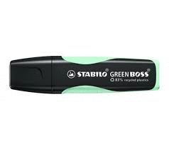 ROTULADOR STABILO GREEN BOSS PASTEL PIZCA DE MENTA
