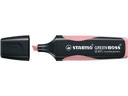 ROTULADOR STABILO GREEN BOSS PASTEL RUBOR ROSA