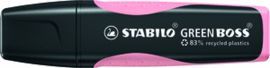 ROTULADOR STABILO GREEN BOSS PASTEL RUBOR ROSA