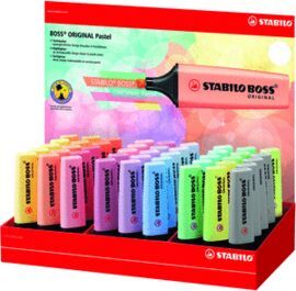 MARCADOR FLUORESCENTE STABILO BOSS ORIGINAL PASTEL