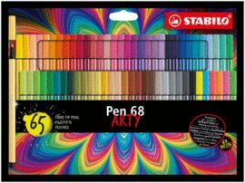 ROTULADOR STABILO PEN 68 ESTUCHE DE 18 COLORES