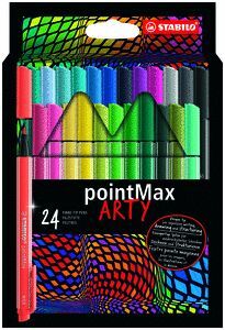 ROTULADOR STABILO POINTMAX ARTY, ESTUCHE DE 24 UNI