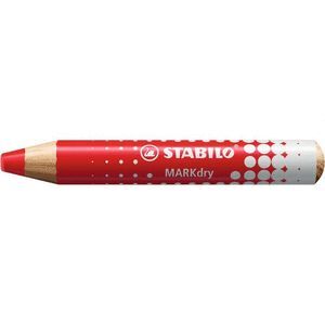 LAPIZ STABILO MARKDRY PIZARRA BLANCA ROJO