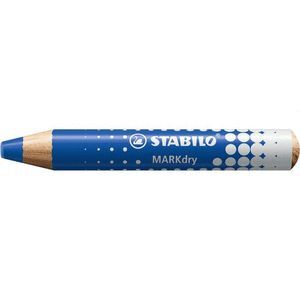 LAPIZ STABILO MARKDRY PIZARRA BLANCA AZUL