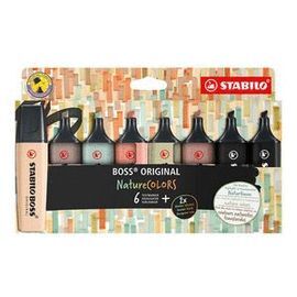MARCADOR STABILO BOSS ORIGINAL NATURECOLORS 8 COLO