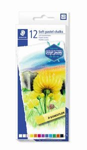 TIZAS SUAVES STAEDTLER TONOS PASTEL 2430 12 UDS