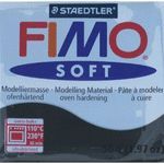 PASTILLA 57GRS FIMO SOFT NEGRO