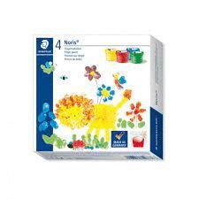 PINTURA DE DEDOS NORIS JUNIOR TUBO 75ML 4 COLORES