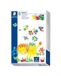 PINTURA DE DEDOS NORIS JUNIOR TUBO 75ML 6 COLORES