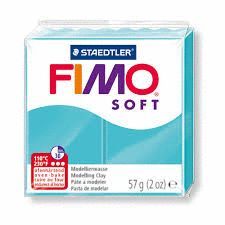 PASTILLA 57GRS FIMO SOFT TURQUESA