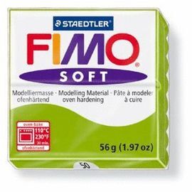 PASTILLA 57GRS FIMO SOFT VERDE MANZANA
