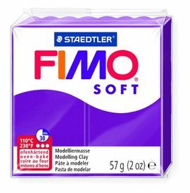 PASTILLA 57GRS FIMO SOFT PURPURA