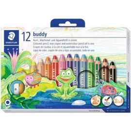 LAPIZ BUDDY 140 12 COLORES SURTIDOS