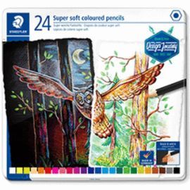 LAPICES DE COLORES SUPER SOFT ESTUCHE METAL 149C 2