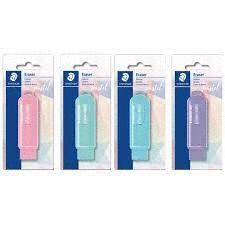 GOMA STAEDTLER 525 PVC FREE COLORES PASTELES