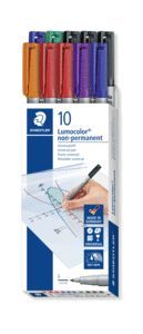 ROTULADOR STAEDTLER 316 LUMOCOLOR NO PERMANENTE 10