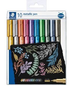 MARCADOR STAEDTLER METALLIC PEN 8323 10 UDS SURTID