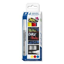 ROTULADOR STAEDTLER LUMOCOLOR 344 CHALK MARKER 4 C