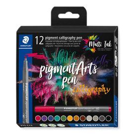 ROTULADOR STAEDTLER PIGMENT CALIGRAFIA 375 12 COLO