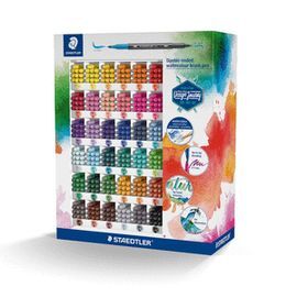 EXPOSITOR 360 ROTULADOR STAEDTLER 3001 DOBLE PUNTA