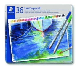 CAIXA METALL 36 STAEDTLER KARAT AQUARELL REF. 125M36