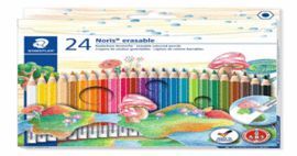 LAPIZ NORIS BORRABLE 144 24 COLORES SURTIDOS