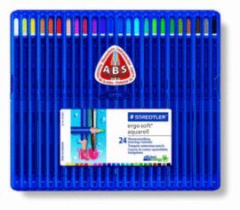 24 LLAPIS COLORS AQUARELL  ERGOSOFT 