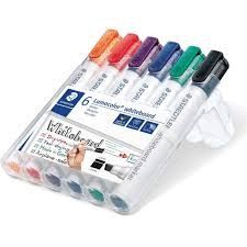 ROTULADOR LUMOCOLOR 351BWP6 B/6 BISELADO PIZARRA B