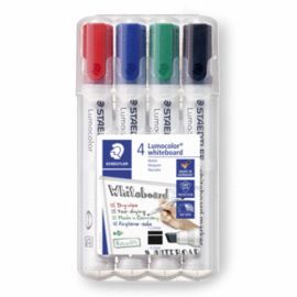ROTULADOR LUMOCOLOR 351BWP4 B/4 CONICO PIZARRA BLA