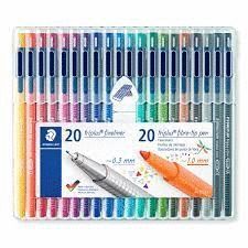 ROTULADOR STAEDTLER TRIPLUS ESTUCHE MIXTO 323 Y 33