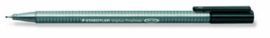 ROTULADOR TRIPLUS FINELINER 334 NEGRO