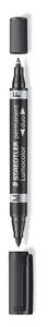 ROTULADOR LUMOCOLOR NEGRO DOBLE PUNTA 348 