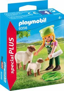 PLAYMOBIL GRANJERA CON OVEJAS 9356